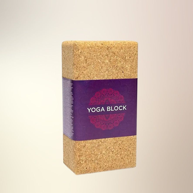 Yogablok i kork