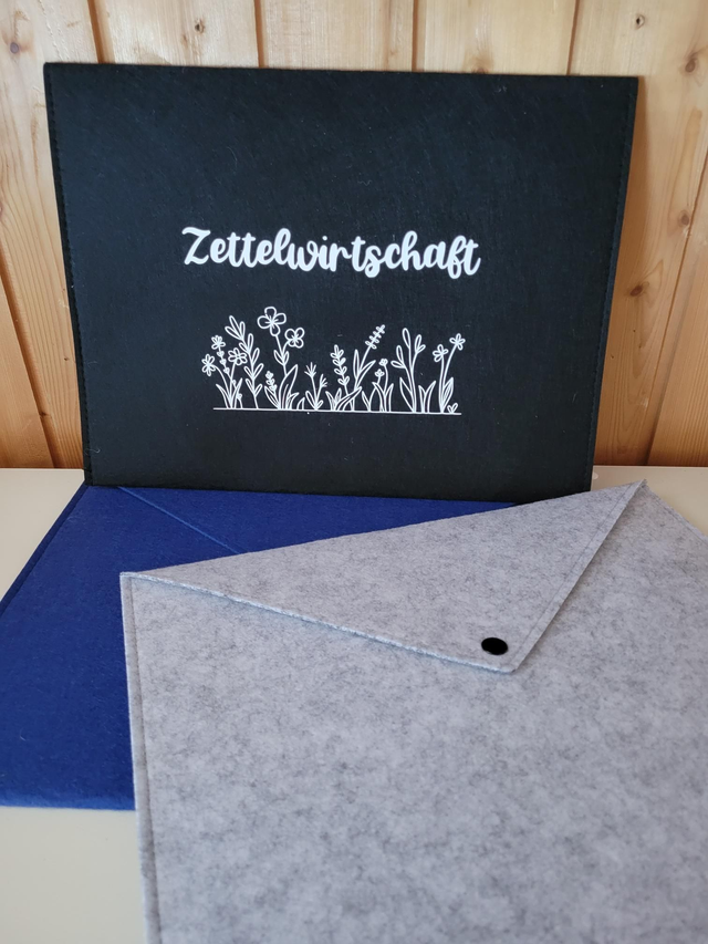 Filzmappe Zettelwirtschaft