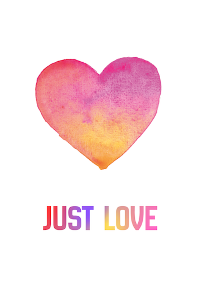 Impression fine-art A6 - Just love 1