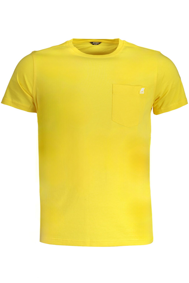 K-WAY T-SHIRT MANICHE CORTE UOMO GIALLO