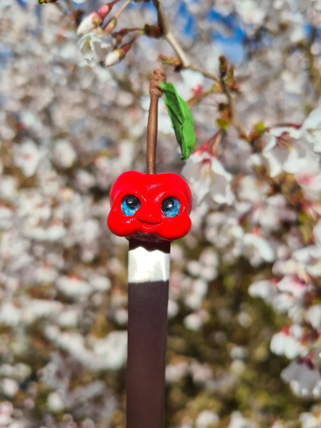 Cherry bookmarker 