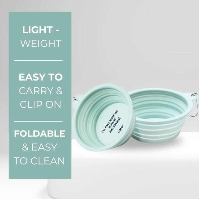 Bol portable pour animaux – « Porte-moi ! »