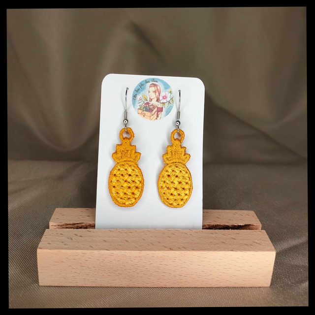 Boucles d&#039;oreilles Ananas