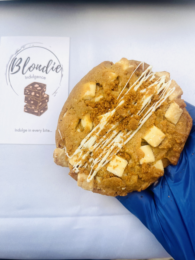 White Chocolate Biscoff Cookie