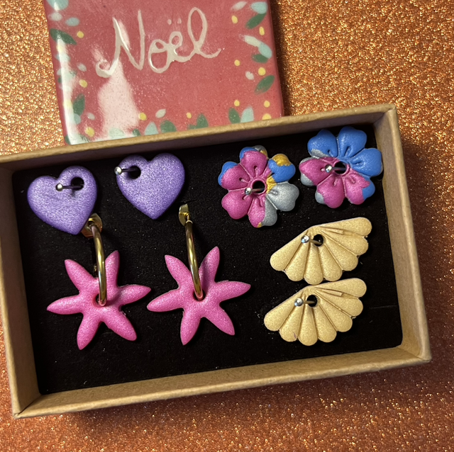 Coffret boucles d’oreilles -Édition Noël 