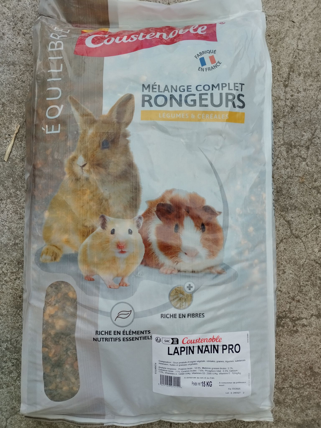 Mélange lapin nain pro