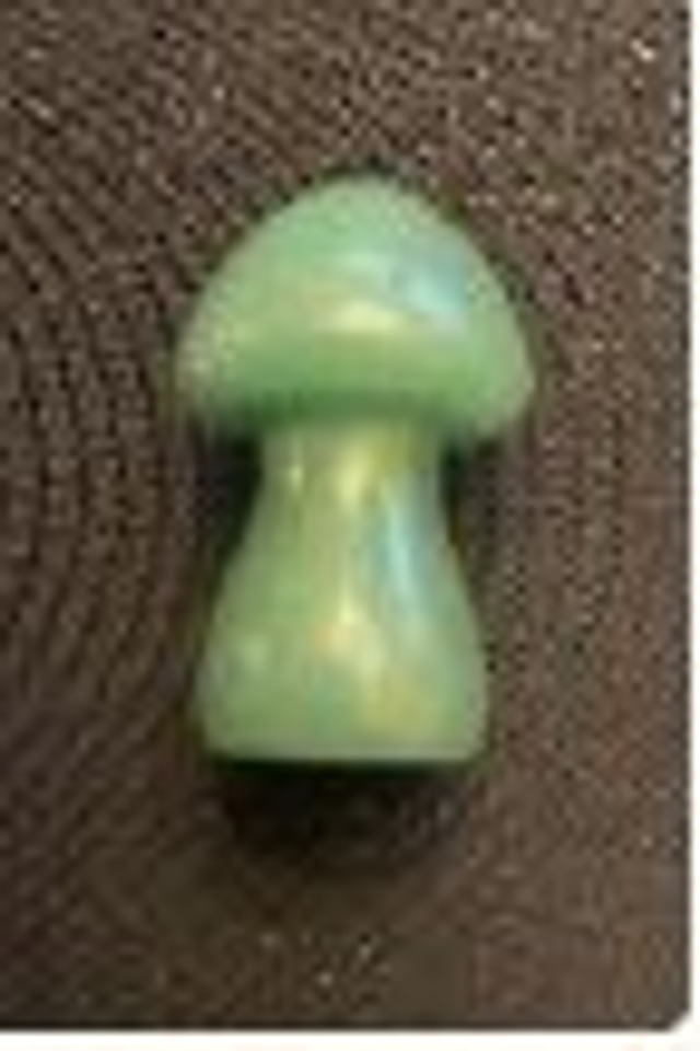 Champignon en Aventurine verte