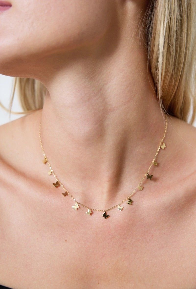 Collier papillons
