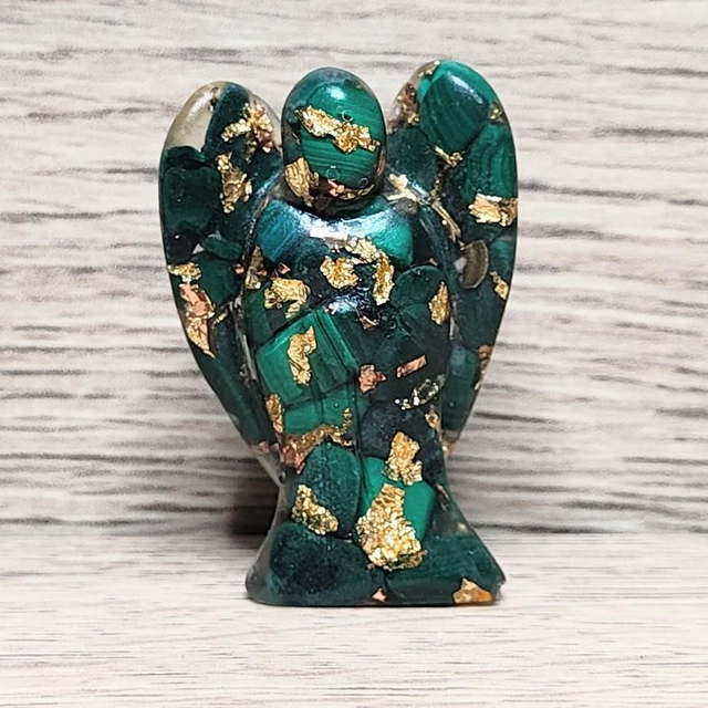 Ange orgonite malachite 