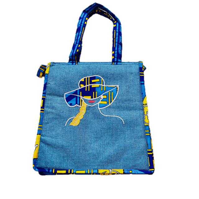 African Designed Hand / Utility Bag (01)