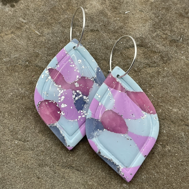 Large Misty drop hoops