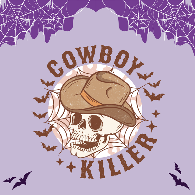 Cowboy Killer | Keyring, Pin or Phone Grip | 220