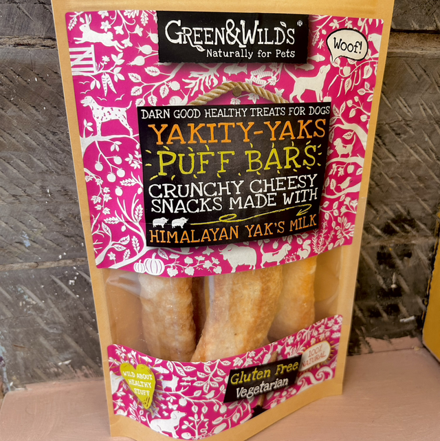 Green & Wild’s Yakkity-Yaks Puff Bars 75g