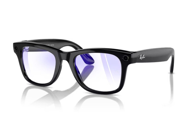 Eyewear Man Woman Ray-Ban Meta Smart Glasses Wayfarer Large RW 4008 601/SB