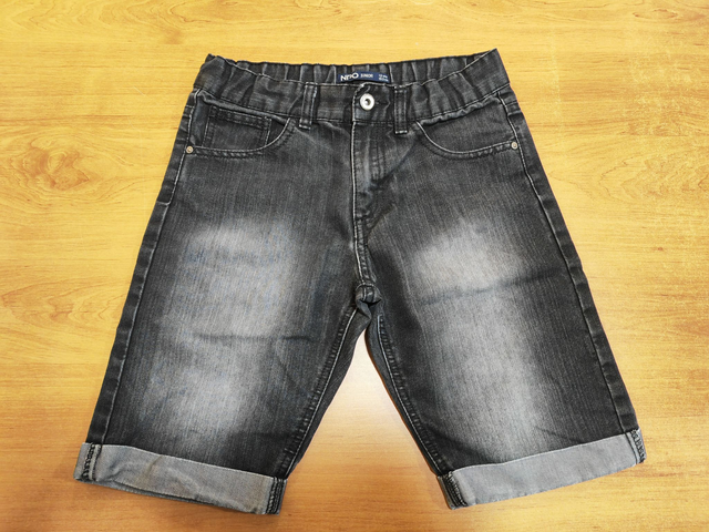 Short jean noir 12 ans