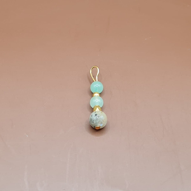 Pendentif Aventurine verte - labradorite