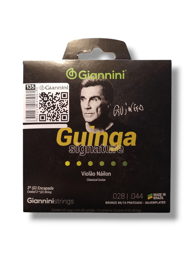 135 - Encordoamento Cordas Violão Nylon Guinga SSCGG