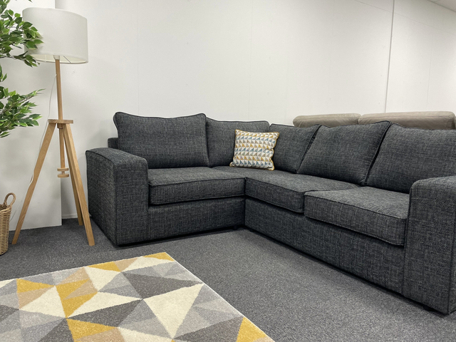 Ex-Display New York Corner Sofa Slate Grey #NY2C1LH