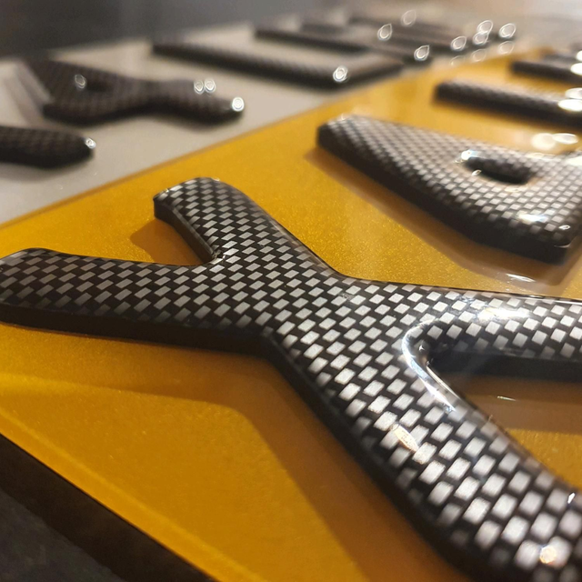 3mm Black 4D with Carbon Gel