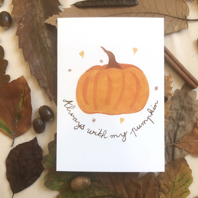 Carte postale pumpkin