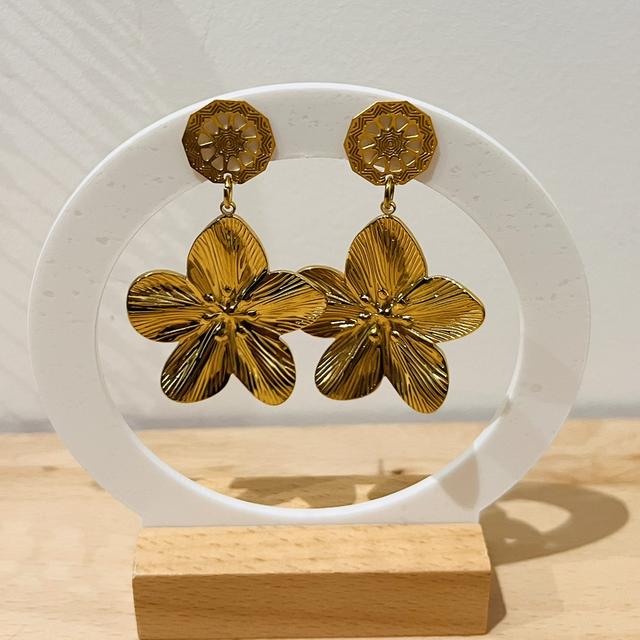 Boucles d’Oreilles Fleurs