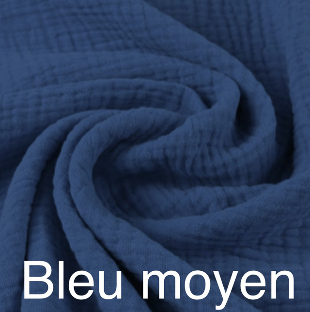 Double gaze bleu moyen