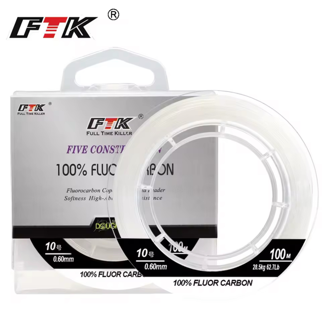 Bas de ligne 90Lbs FTK Fluorocarbon 50m 80/100