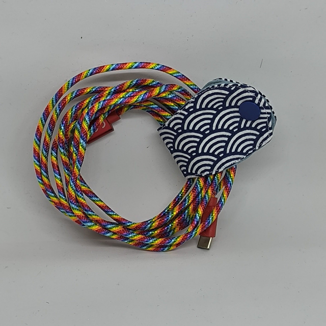 range câble bleu blanc taille L