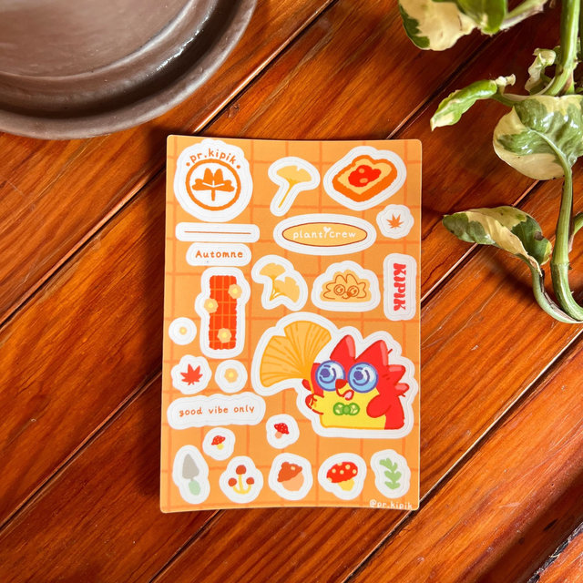 Planche de stickers - Récolte automnal 