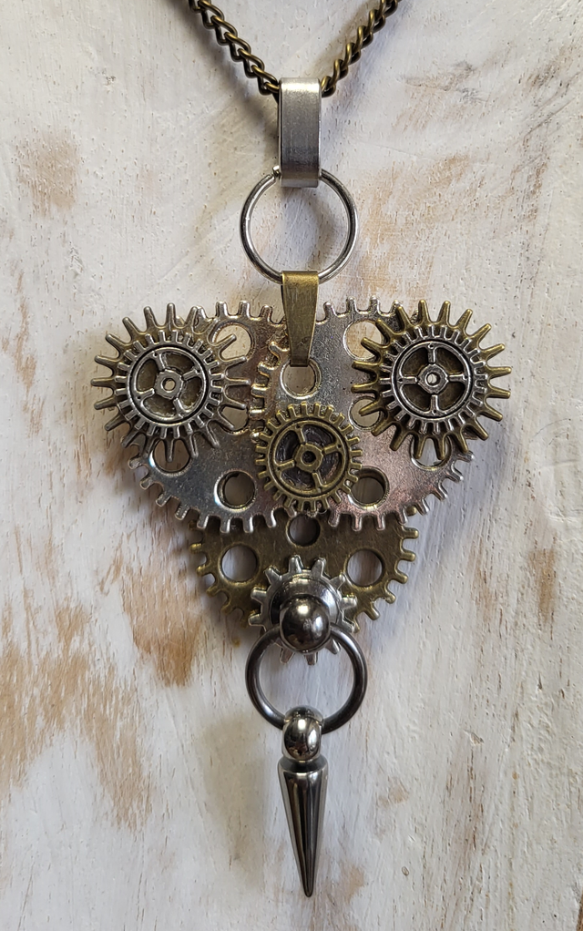 Collier "Rouages du Temps"