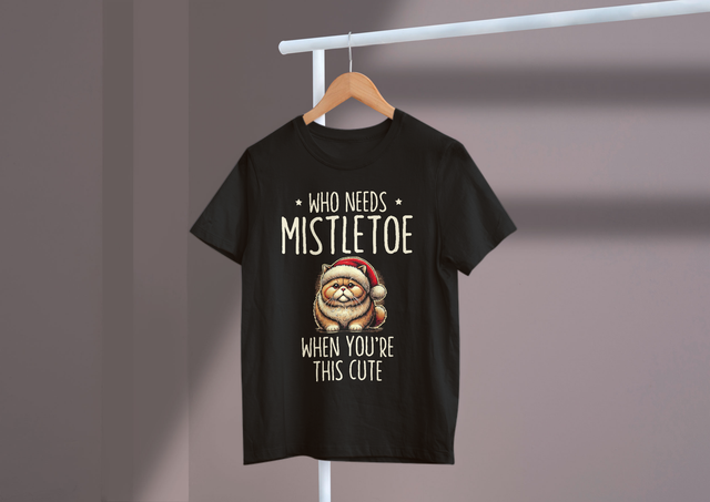 Who needs mistletoe when you're this cute?, Christmas Flirt. Wer braucht Mistel, wenn man so süß ist?, Weihnachtsflirt