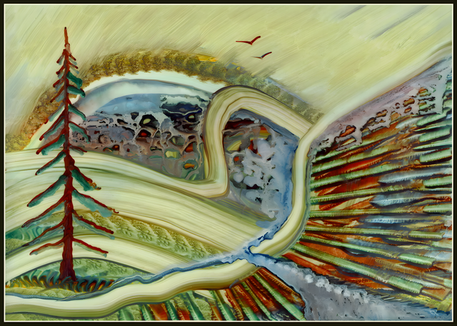 Lone Pine : Poster Print A3