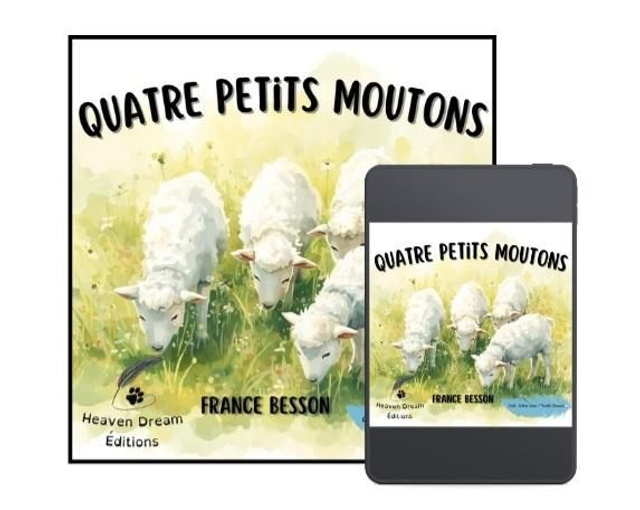 Livre : Quatre petits moutons