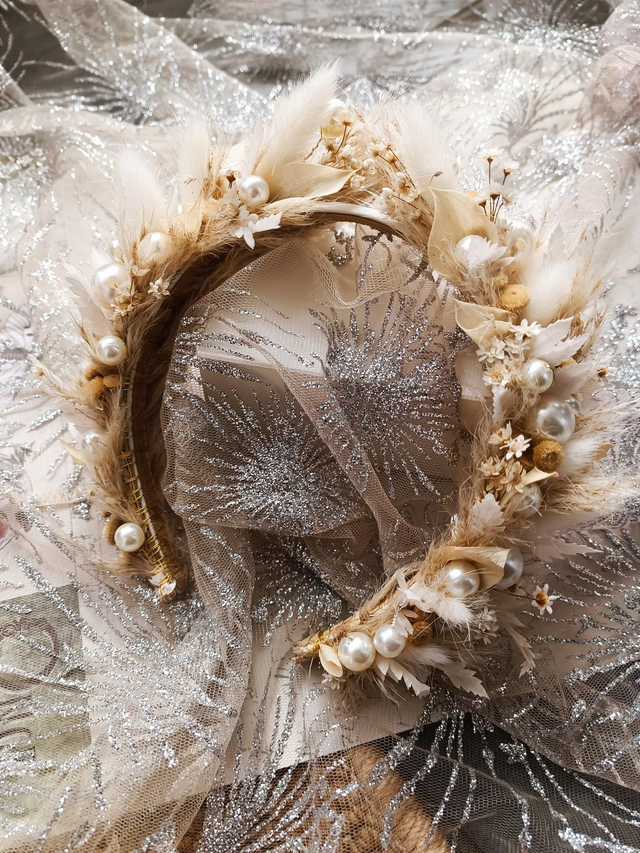 Serre-tête Perle &amp; Pampa