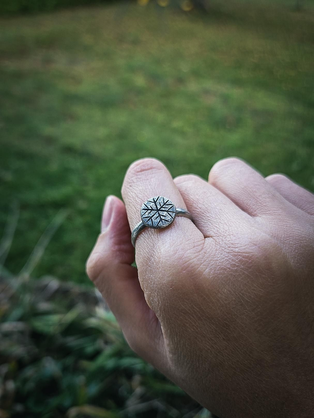 Duo Flocon pendentif + bague