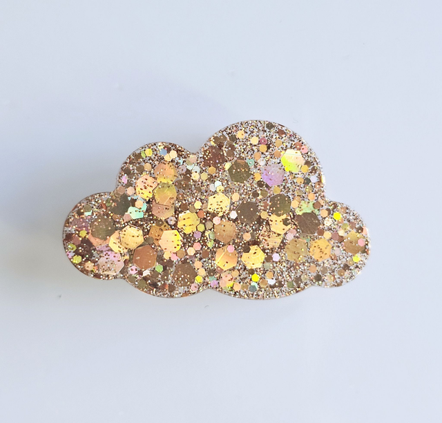 BARRETTE NUAGE DORÉ 