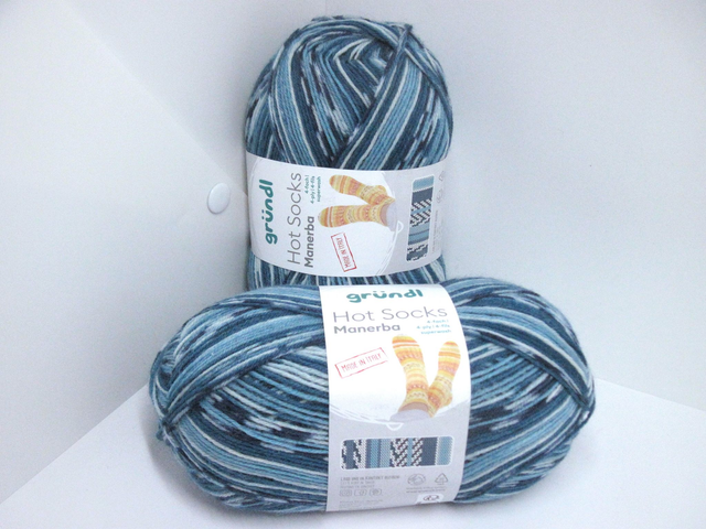 Pelote de fil à tricoter &quot;chaussettes&quot;  