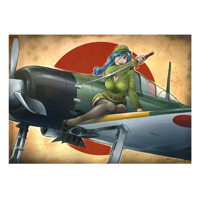 Ex-libris Pin-Up Leen A4 signé et limité à 200 ex