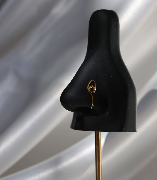 Faux piercing de nez Sierra doré