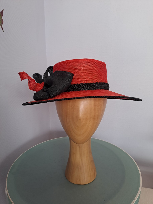 Modèle "Esther" sisal rouge