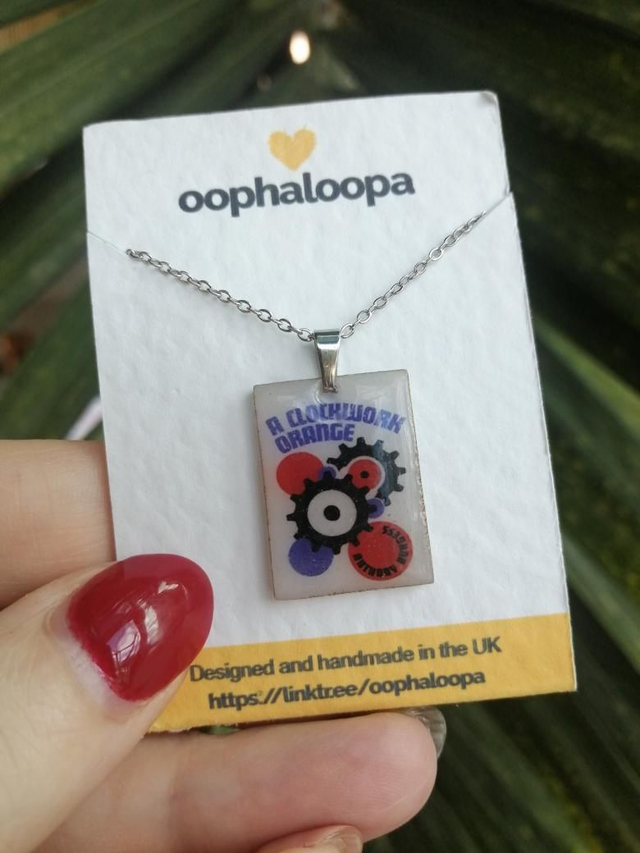 Book necklaces