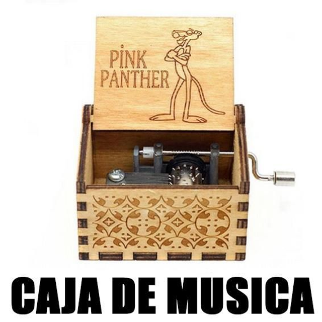 CAJA DE MUSICA MANUAL LA PANTERA ROSA 01