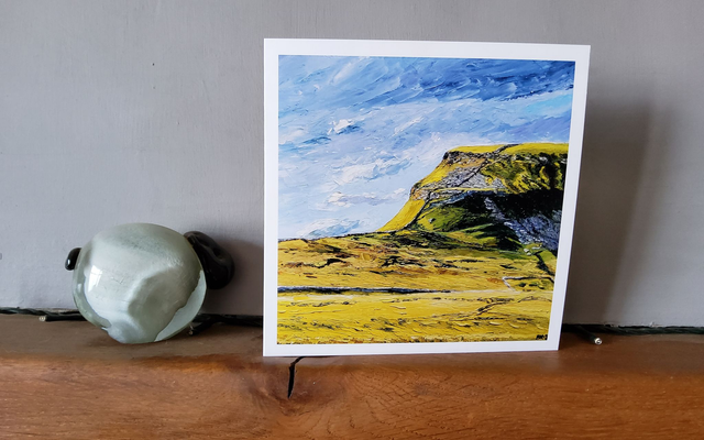 Pen-y-ghent. Art card/ Coaster.