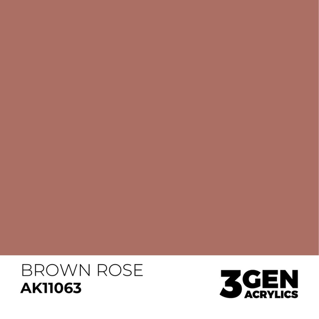 3rd Gen. Acrylics 63 Brown Rose
