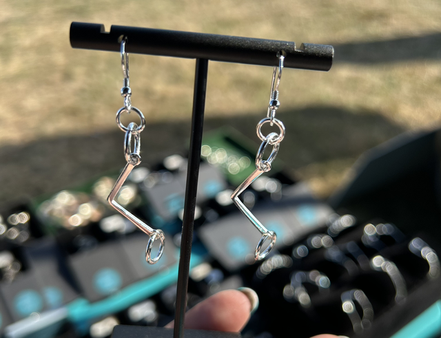 Snaffle modern earrings 