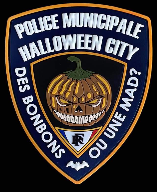 Patch pvc style NYPD Modèle Halloween 