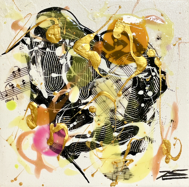 Le Chant du Colibri - 20x20cm - 2016