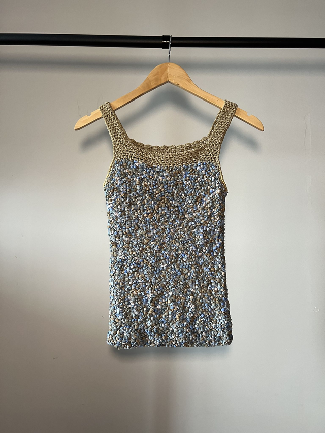 Crocheted tank top #0033