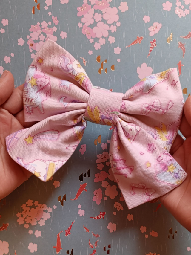 Schleife "Rosa Einhörner"