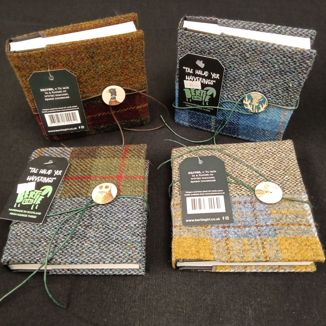 Harris Tweed Notebook - Square